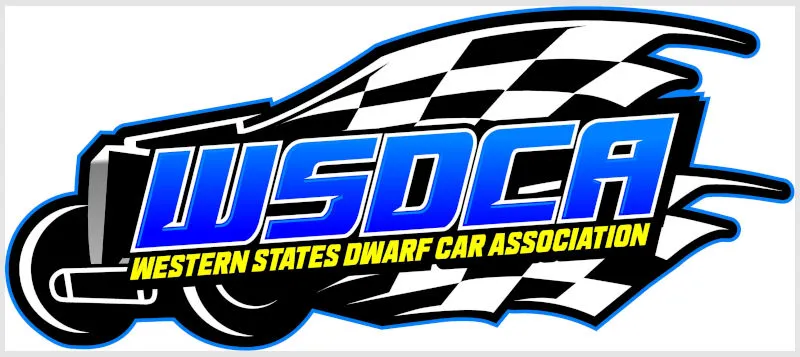 WSDCA - Western States Dwarf Car Association dirt track racing organization logo