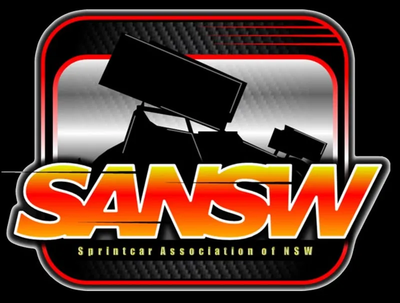 SANSW - Sprintcar Association of NSW dirt track racing organization logo