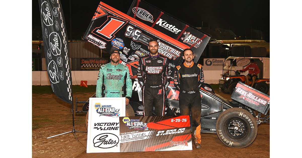 Dussel Etches Name in All Star Win List at Sharon Speedway