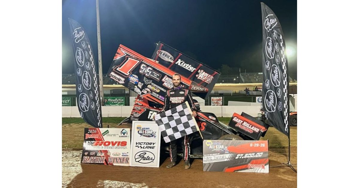 Nate Dussel Charges From 10Th To Earn Career 1St All Star Sprint Win; Jacob Eucker Ends 3-Yr Sharon Winless Drought In Econo Mods; Career 1St Win For Steve Hull In Crown Vics