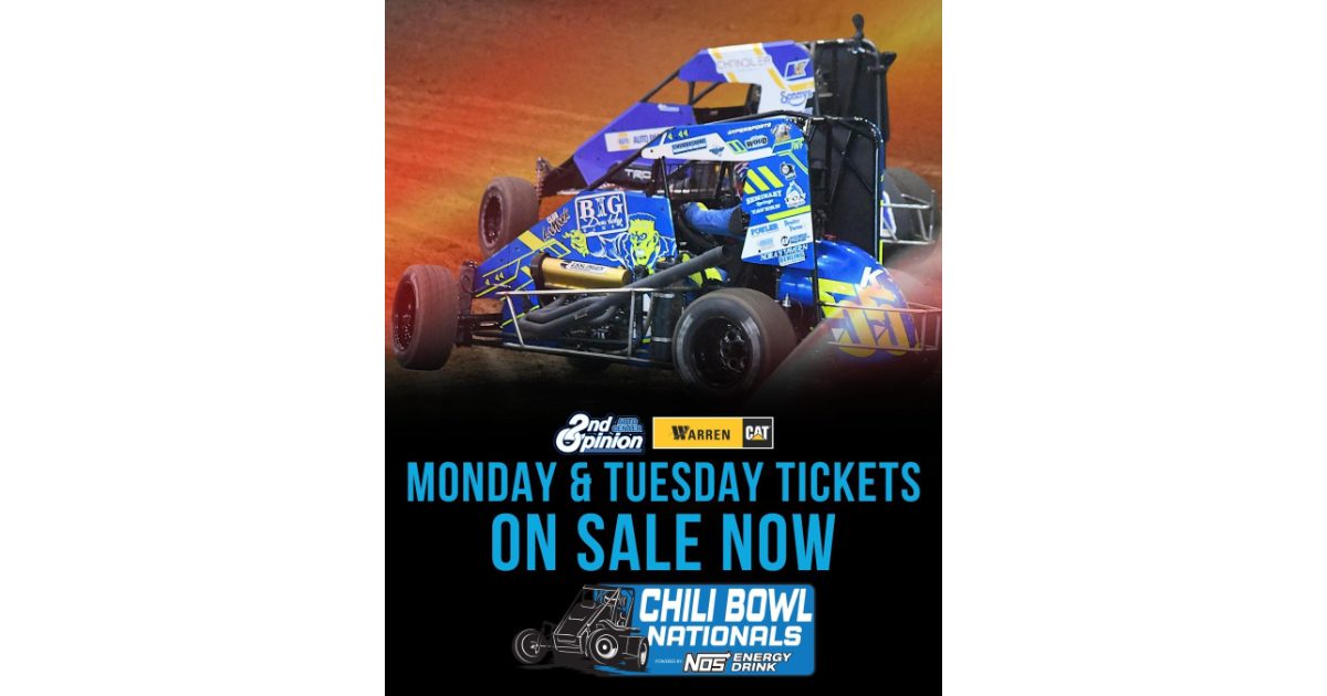 Monday And Tuesday Reserved Seats Available For The 41st Chili Bowl Nationals Powered By NOS Energy Drink