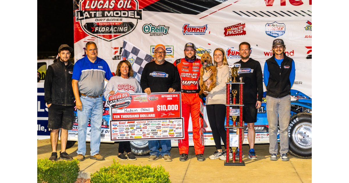 O'Neal Sweeps Brownstown Speedway's C.J. Rayburn Memorial