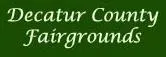 Decatur County Fairgrounds race track logo