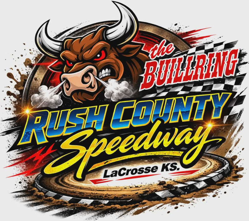 Rush County Speedway race track logo