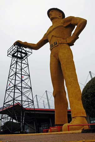 Tulsa Expo Center race track logo