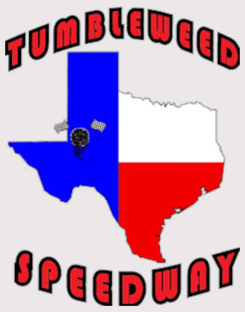 Tumbleweed Speedway race track logo