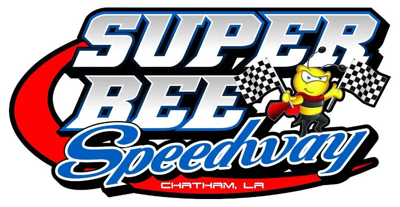 Super Bee Speedway race track logo