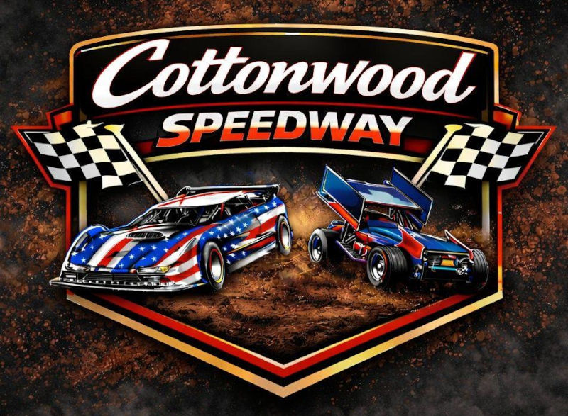 Cottonwood Speedway race track logo