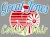 Great Jones County Fairgrounds race track logo