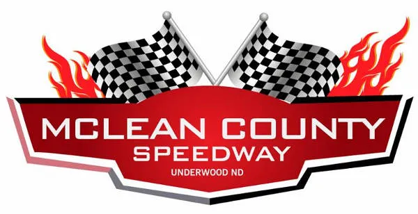 McLean County Speedway race track logo