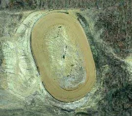 Bartlesville Speedway race track logo