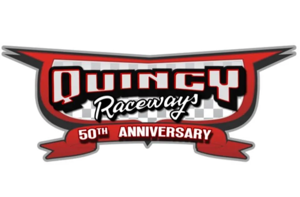 Quincy Raceways race track logo