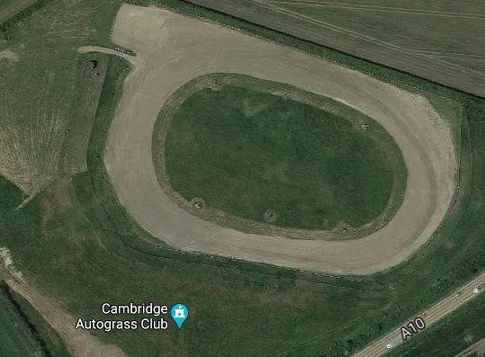 Cambridge Autograss Club race track logo