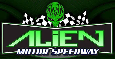 Alien Motor Speedway race track logo