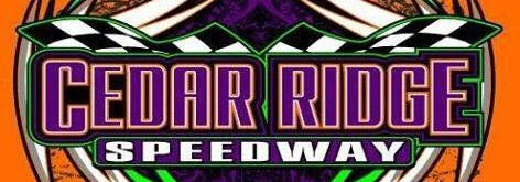 Cedar Ridge Speedway race track logo
