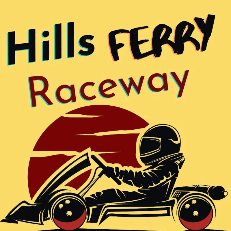 Hills Ferry Raceway race track logo