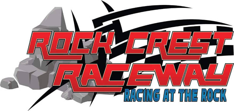 Rock Crest Raceway race track logo