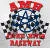 Atomic Motor Raceway race track logo
