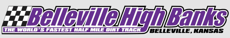 Belleville High Banks race track logo