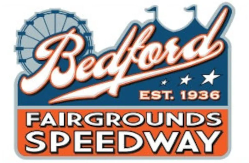 Bedford Fairgrounds Speedway race track logo