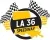 LA 36 Speedway race track logo