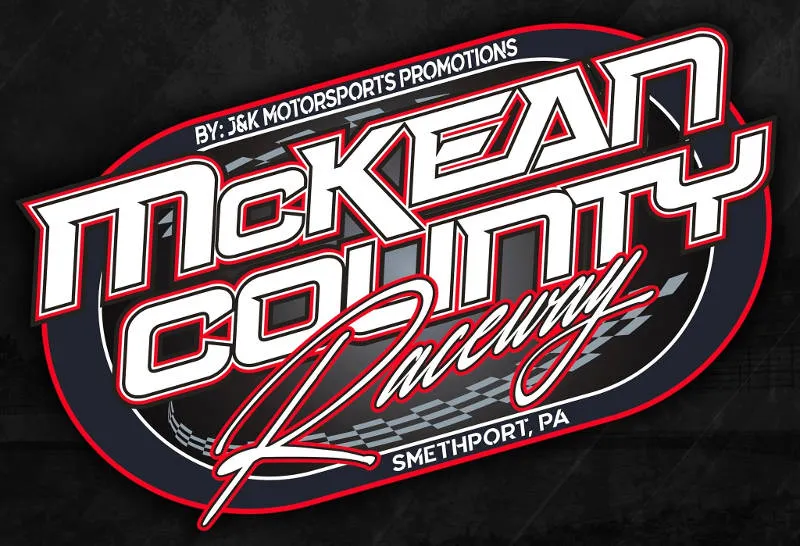 McKean County Raceway race track logo