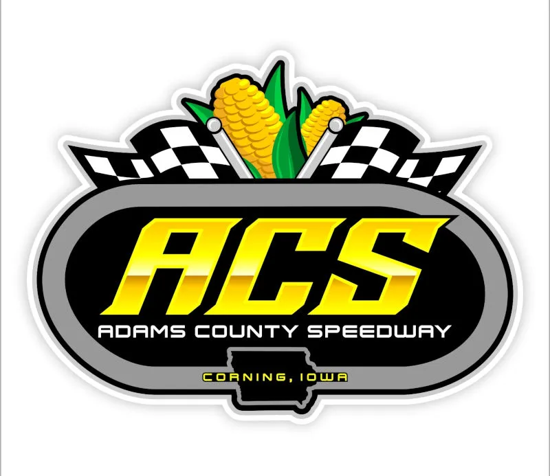Adams County Speedway race track logo