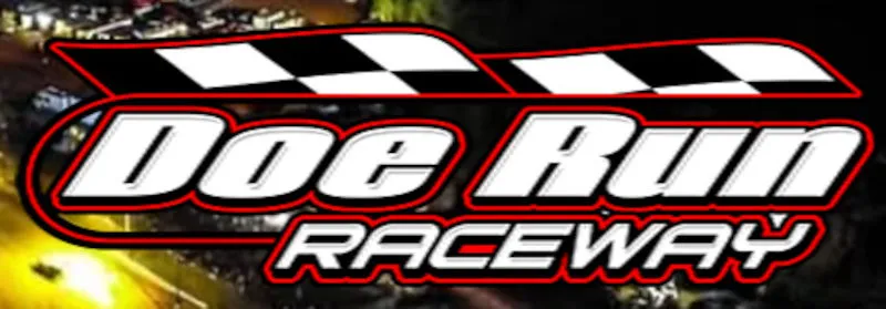 Doe Run Raceway race track logo