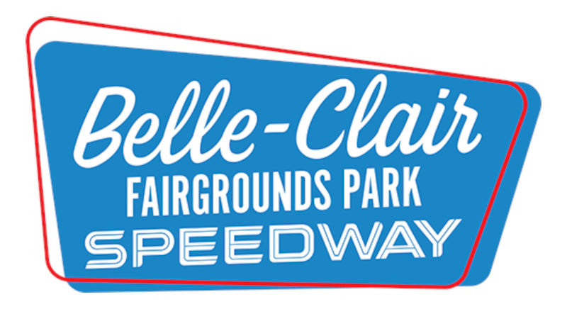 Belle Clair Speedway race track logo