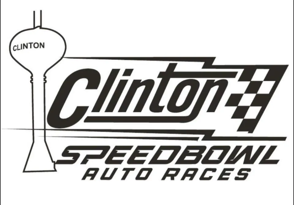 Clinton Speedbowl race track logo