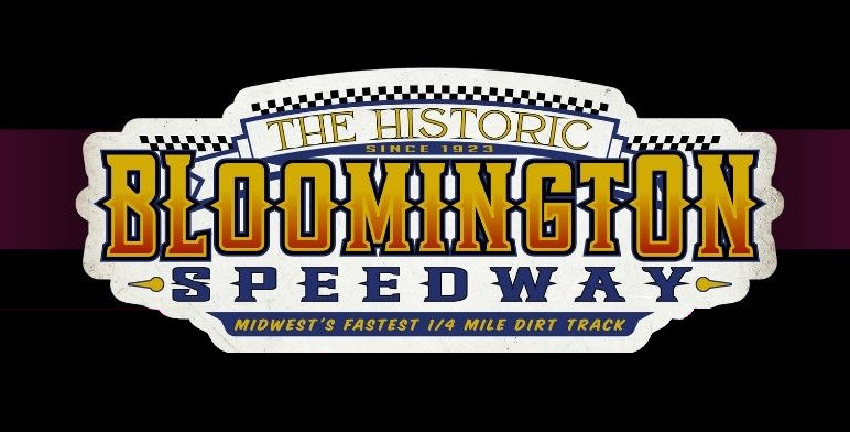 Bloomington Speedway race track logo