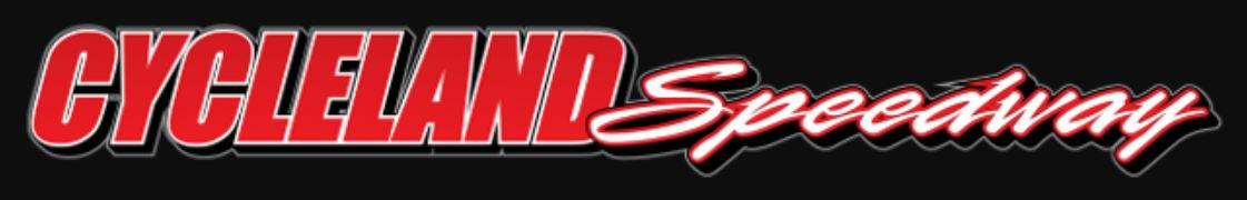 Cycleland Speedway race track logo