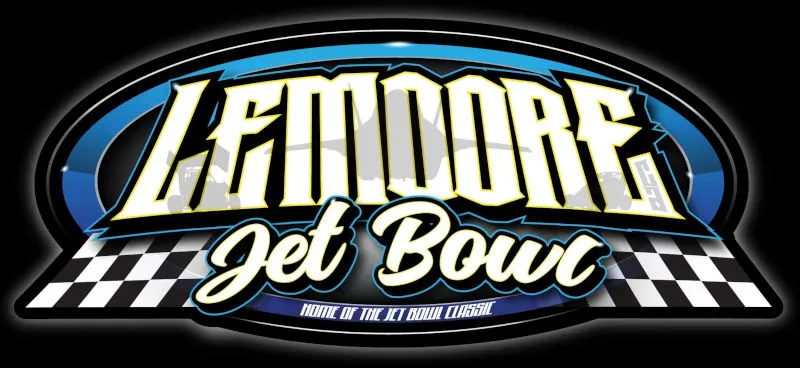 Lemoore Jet Bowl race track logo