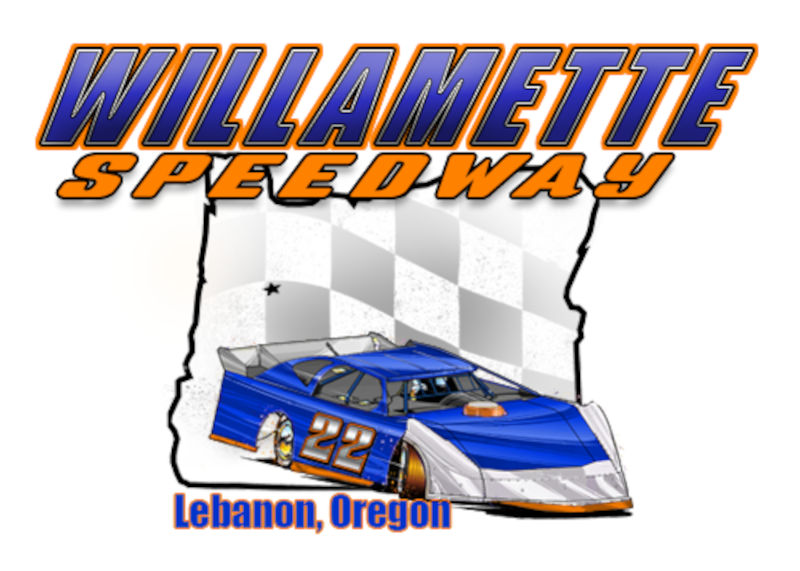Willamette Speedway race track logo