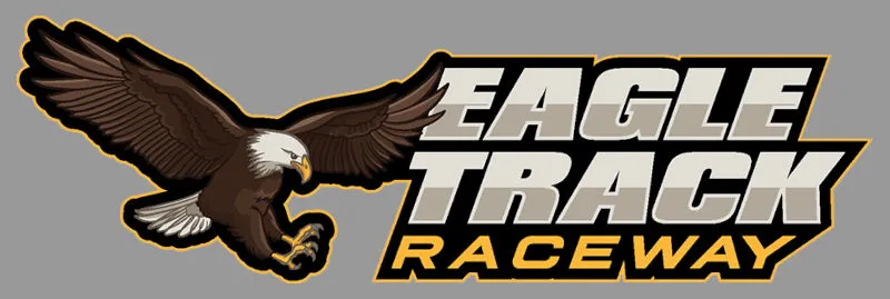 Eagle Track Raceway race track logo