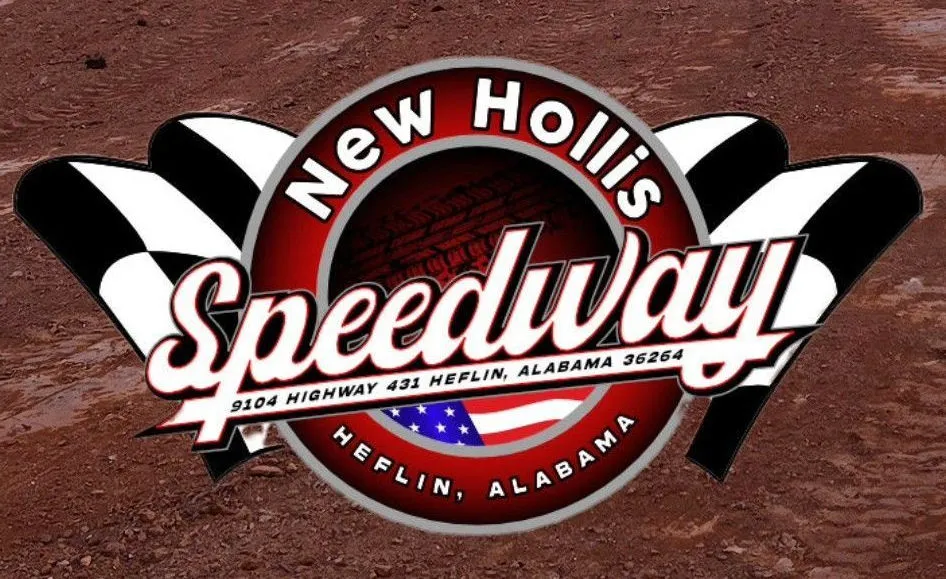 New Hollis Speedway race track logo