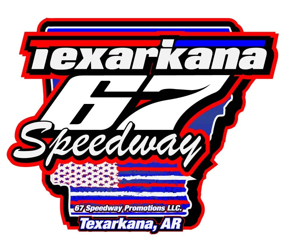 Texarkana 67 Speedway race track logo