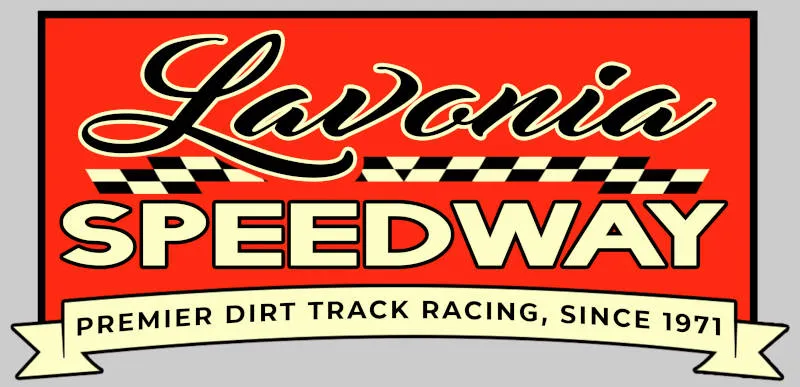 Lavonia Speedway race track logo