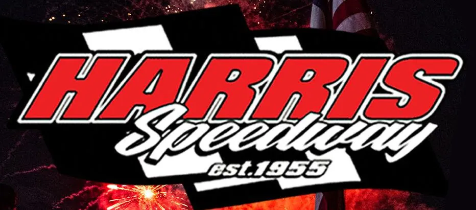 Harris Speedway race track logo