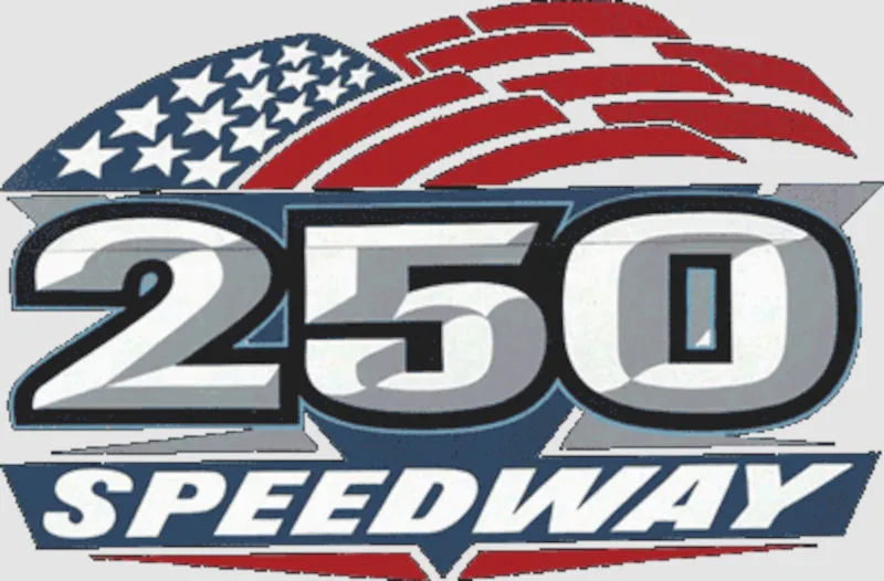 250 Speedway race track logo