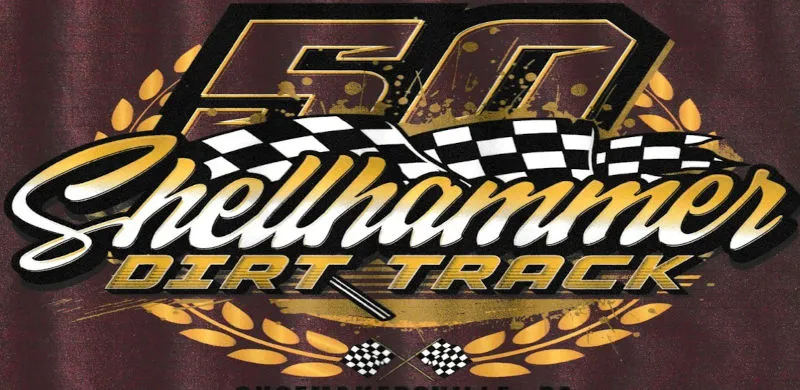 Shellhammer Dirt Track race track logo