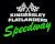 Flatlanders Speedway race track logo