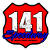 141 Speedway race track logo
