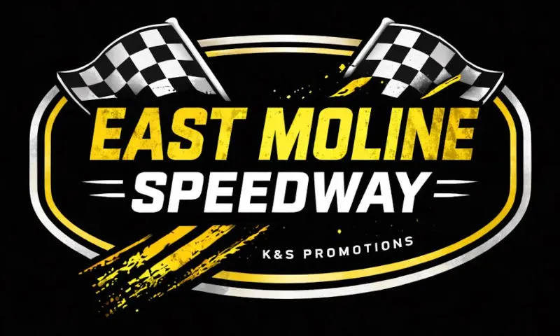 East Moline Speedway race track logo