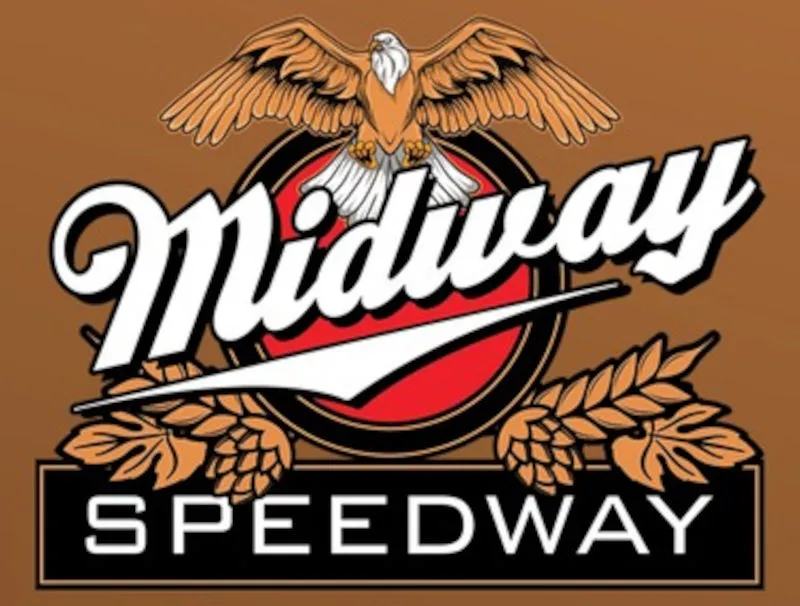 Midway Speedway race track logo