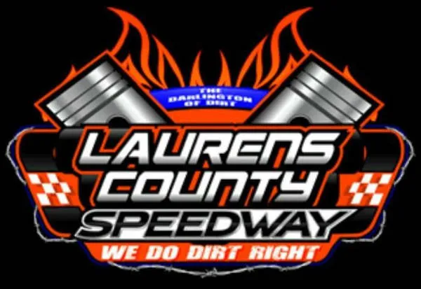 Laurens County Speedway race track logo